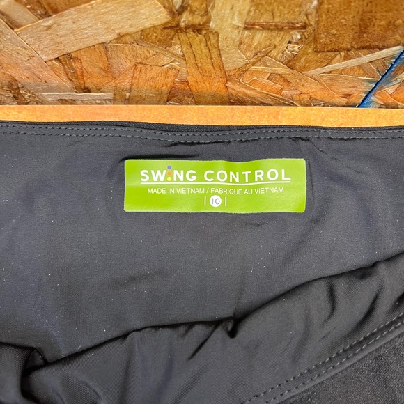 Swing control pants, black size 10 Crop golf pants - Picture 2 of 8